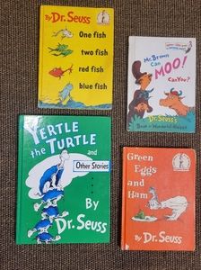 Vintage Dr. Seuss books LOT of 4 classics